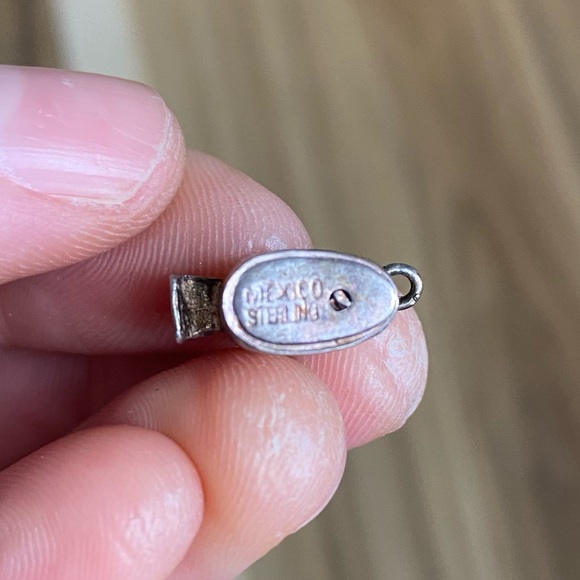Rare Pencil Sharpener Jewelry Charm Mexico Sterling Silver - Picture 4 of 6
